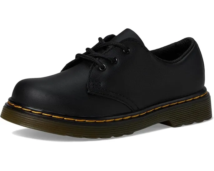 Классические туфли Dr. Martens 1461 T с гибкой подошвой и контрастной строчкой