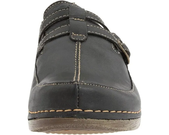 Клоги Spring Step Happy из премиальной кожи с регулируемыми пряжками