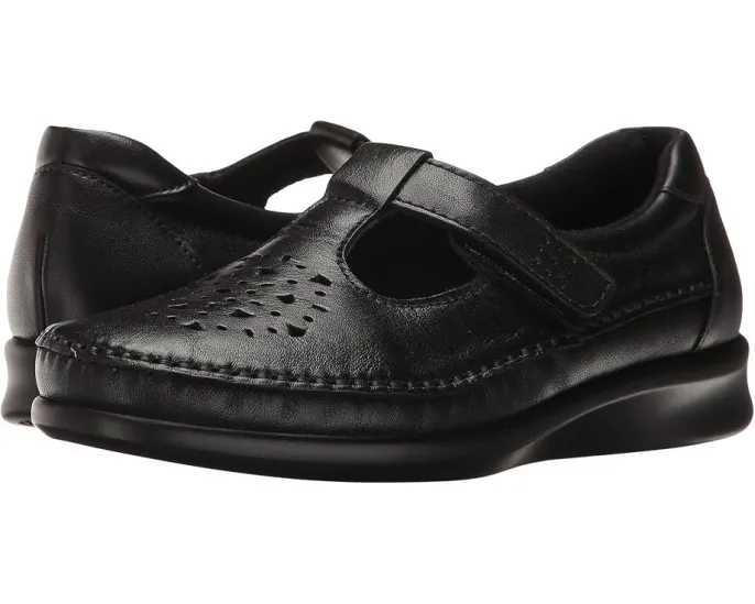Мокасины SAS Loafers с Т-образным ремешком на липучке
