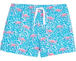 The Domingos Are For Flamingos Lined Swim Trunk (Big Kid)