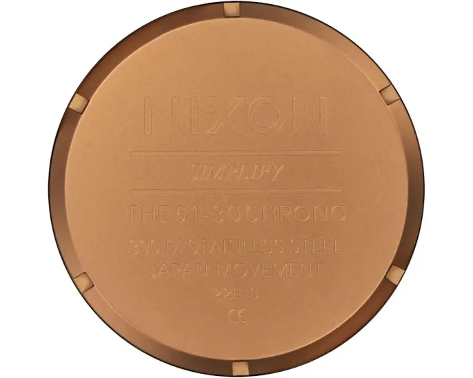 Nixon 51-30 Chrono с хронографом и водонепроницаемостью 300 метров