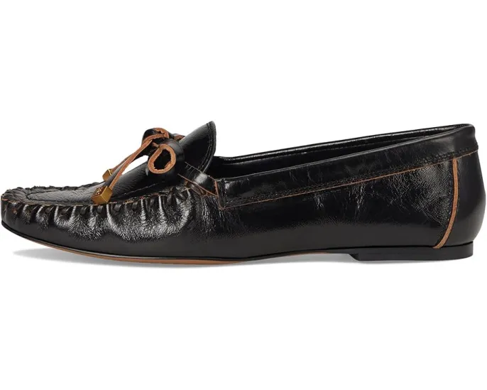 Лоферы Vince Camuto Katena на плоской подошве с бантом и ручной строчкой