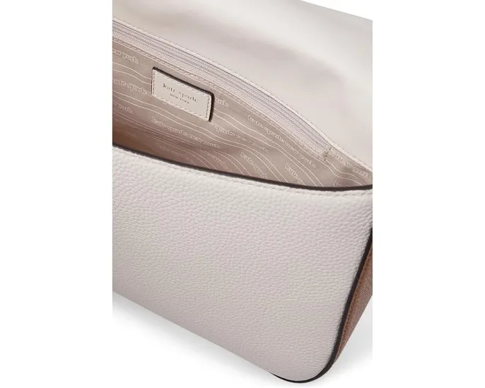 Сумка через плечо Hudson из разноцветной шагрени Kate Spade New York с клапаном