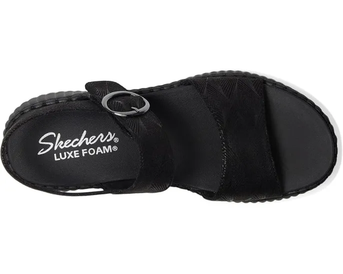 Сандалии Skechers Wilshire Boulevard Illusion Of Love с переливающимся веганским нубуком