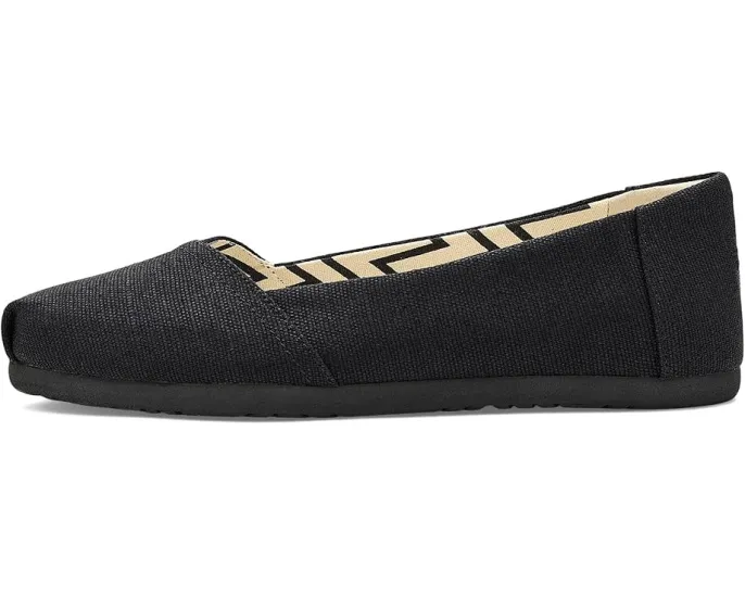 Балетки TOMS Alpargata Ballet с V-образным мысом и стелькой с памятью формы