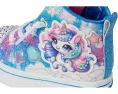 Кроссовки SKECHERS KIDS Twi-Lites 2.0 с подсветкой и дизайном единорога-кошки