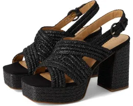 Сандалии Marc Fisher LTD Caddy на высоком квадратном каблуке с плетеными деталями