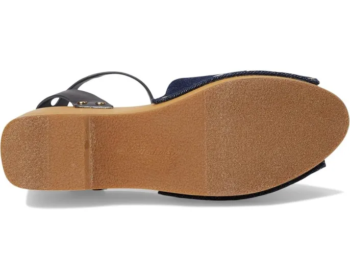 Клоги Madewell Holland из кожи с платформой и регулируемой лодыжечной лямкой