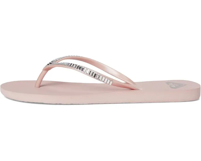 Шлепанцы Roxy Bermuda Bling с металлическими акцентами и стелькой из EVA