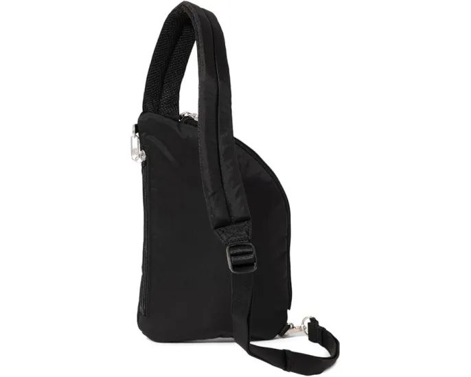 Baggallini Securtex антикражевая слинг сумка Half Moon с защитой от порезов