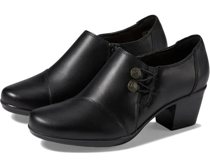Ботильоны Clarks Emslie Warren на каблуке с декоративной металлической фурнитурой