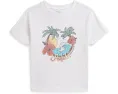 Футболка Polo Ralph Lauren Kids с графическим принтом из хлопкового джерси