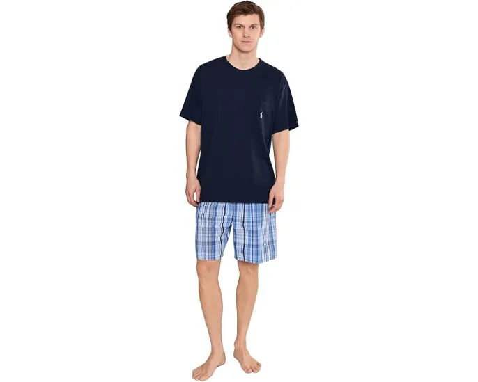 Футболка Polo Ralph Lauren с карманом и коротким рукавом из сетки