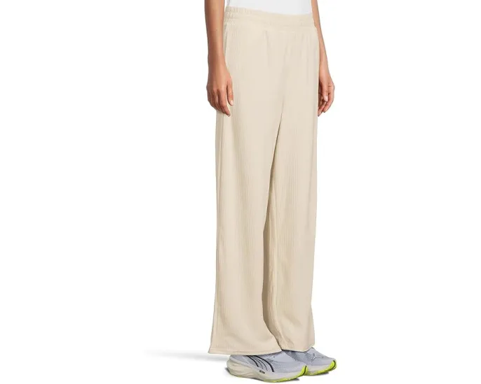 Puma Штаны Essentials Elevated Velour Ribbed прямого кроя из велюра