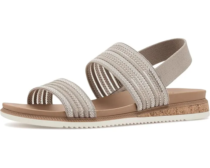 Босоножки BOBS from SKECHERS Bobs Desert Kiss Low Breezy Stripe