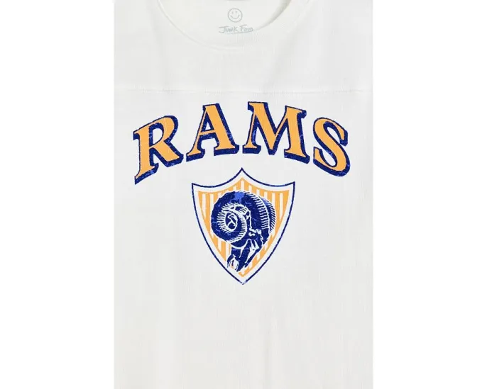 Футболка NFL Los Angeles Rams с полосатым воротом (Little Kid/Big Kid)