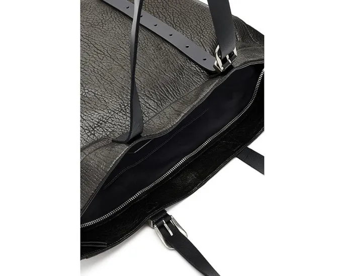 Сумка-тоут AllSaints Haven из мягкой кожи с ремнем-пряжкой