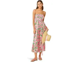 Кардиган-накидка макси Lilly Pulitzer Anali с верхом на резинке и ярусами