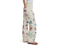 Free People Джинсы We The Free Tennessee Low-Rise Illusions с ручной росписью