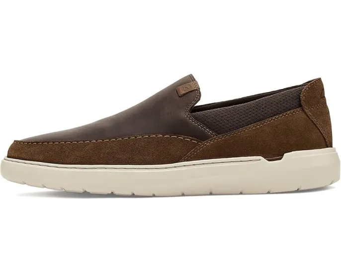 Лоферы Clarks Flexwell Step из комбинации кожи и замши с подошвой из ЭВА