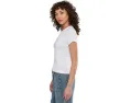 Футболка AllSaints Stevie из 100% хлопка с коротким рукавом и прямым подолом