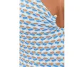 Купальник цельный Mala с кольцом и халтером от Seafolly на завязках