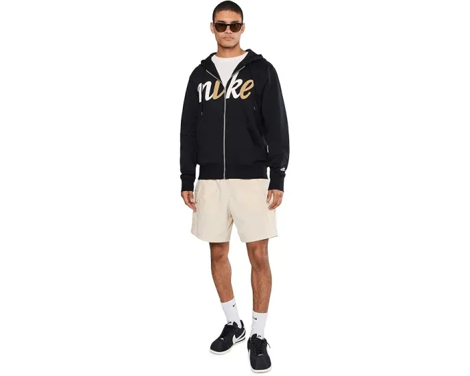 Толстовка Nike Sportswear Club Full-Zip Fleece с капюшоном на молнии