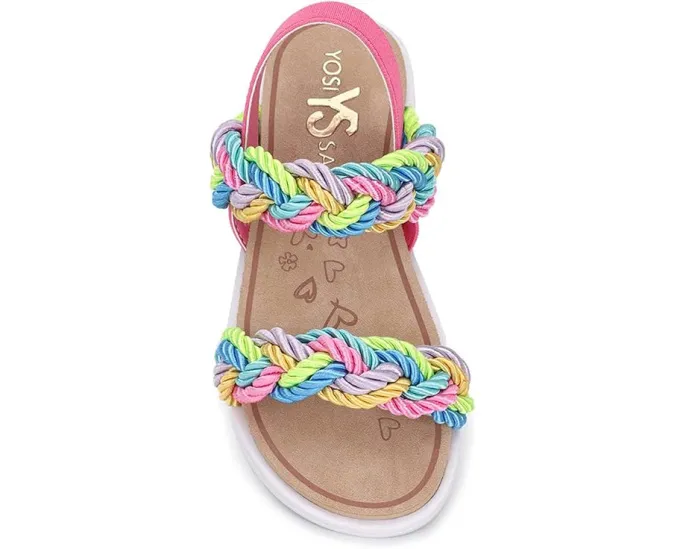 Детские сандалии Yosi Samra Kids Miss Bradie Rope с клиновидным каблуком