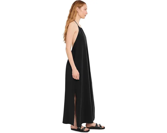 Go With The Flow Halter Dress