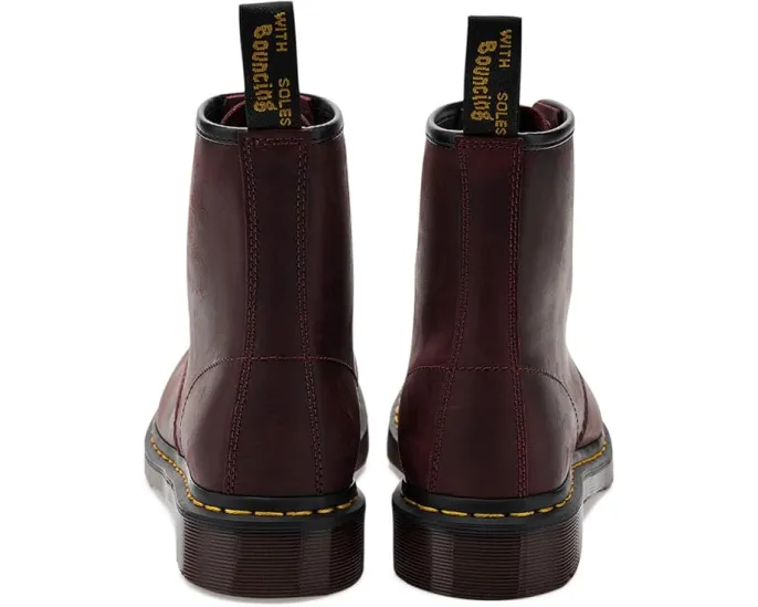 Ботинки Dr. Martens 1460 из премиальной кожи вишневого цвета