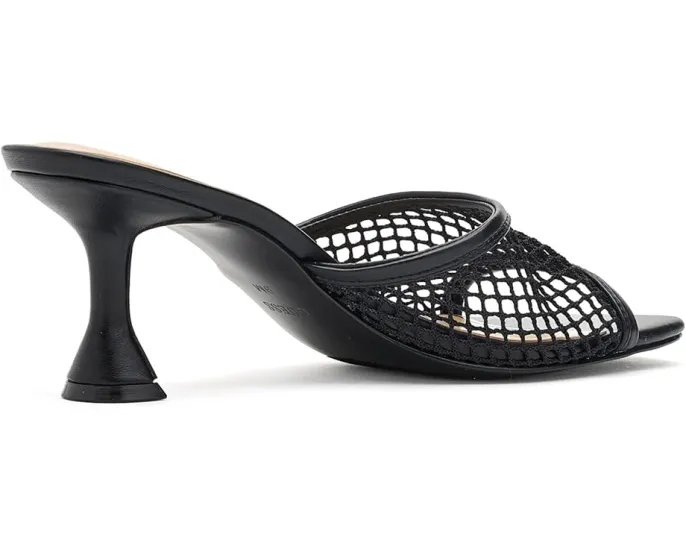 Сандалии Kebba на каблуке с сетчатыми ремешками и расклешенным каблуком GUESS