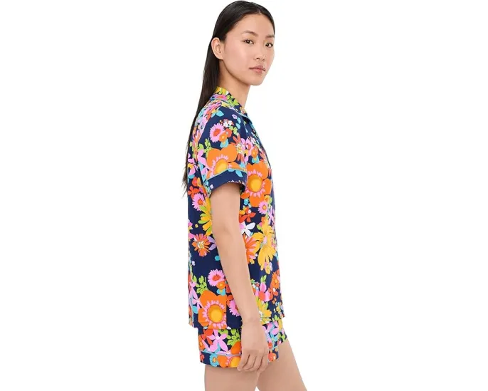 Bedhead PJs пижамный комплект с короткими рукавами и шортами из хлопка