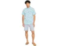 Hurley Lido Stretch Рубашка с коротким рукавом и карманом для очков