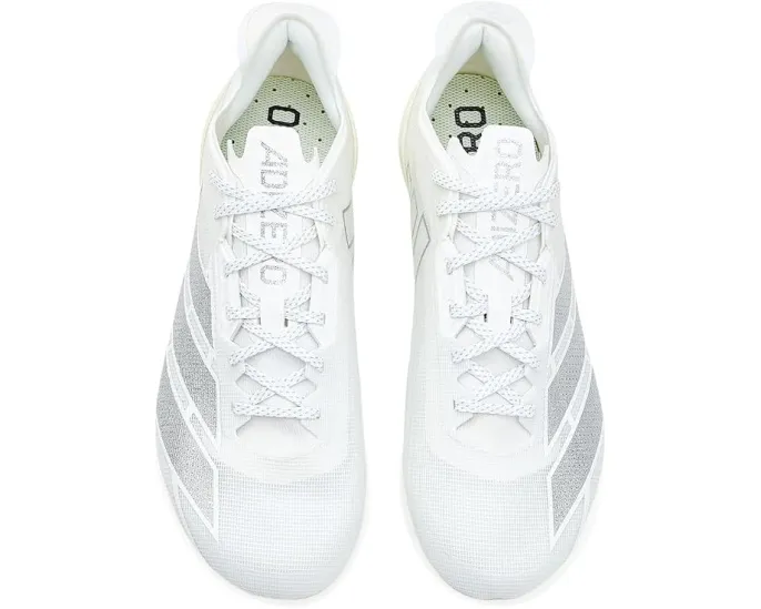 Бутсы Adidas Adizero Electric для американского футбола белые с золотым