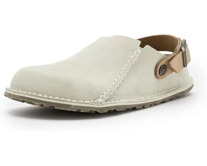 Клоги Birkenstock Lutry 365 из замши с формованной стелькой и съемным задним ремешком