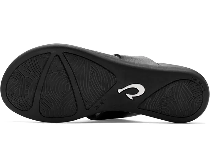 Кожаные сандалии Ho'opio Mele с узлом на перемычке и поддержкой от OluKai