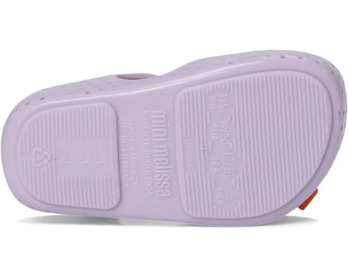 Mini Melissa балетки Furadinha Pop для детей с перфорацией и стелькой Grenflex