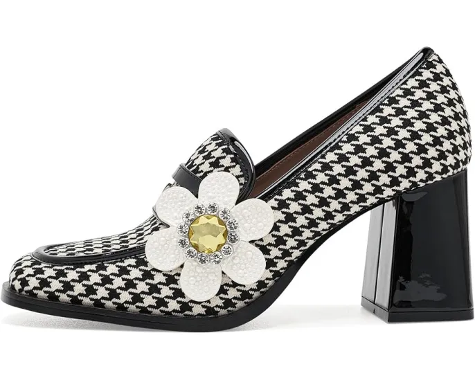 Туфли Casandra от Betsey Johnn в клетку с цветком
