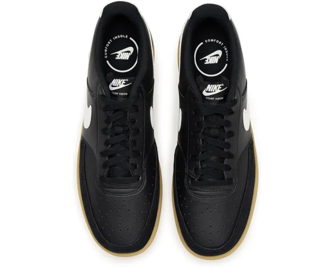 Кроссовки Nike Court Vision Low с ретро-дизайном и резиновой подошвой