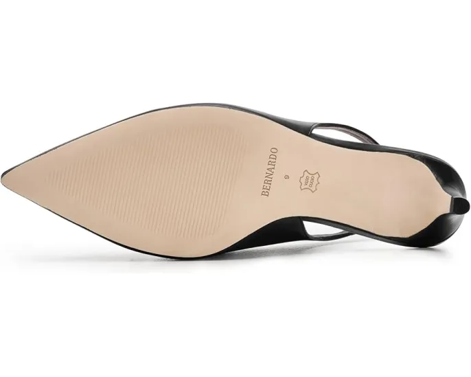 Туфли Misha с открытой пяткой и бантом из кожи от Bernardo