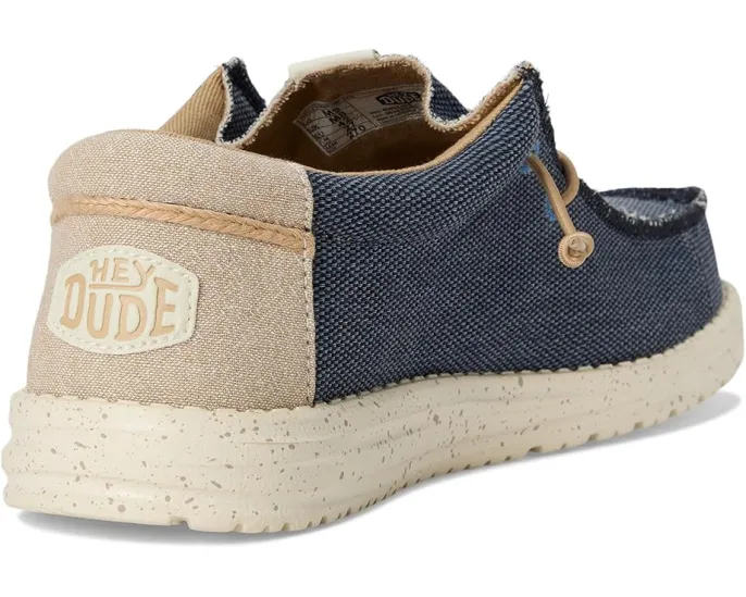 Кроссовки Hey Dude Wally Coastline Jute с плетеным верхом
