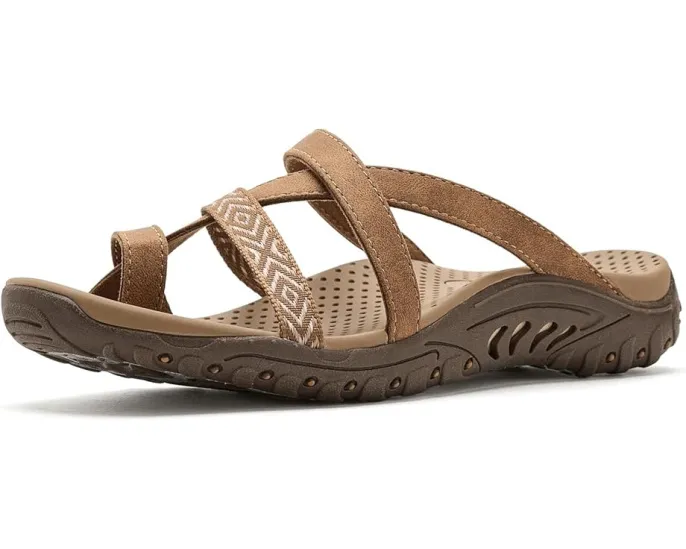 Треккинговые сандалии SKECHERS Reggae Timeless Summer с веганской кожей