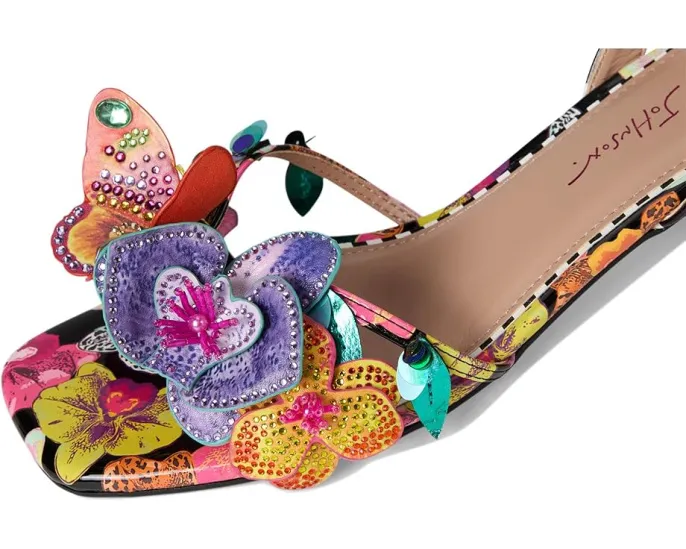 Босоножки Maranda на квадратном каблуке с ярким цветочным принтом от Blue by Betsey Johnson