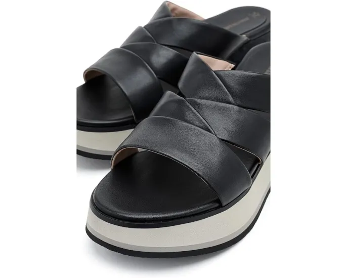 Сланцы Johnston & Murphy Colleen Triple Band Slide на клиновидном каблуке