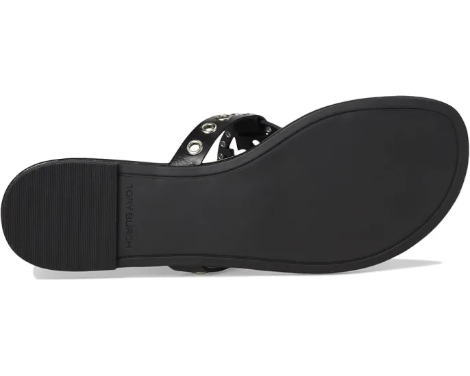 Босоножки Tory Burch Miller Eyelet с металлическими люверсами и логотипом