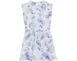 Детское платье Vilebrequin Dress Medusa & Shells с запахом и А-силуэтом