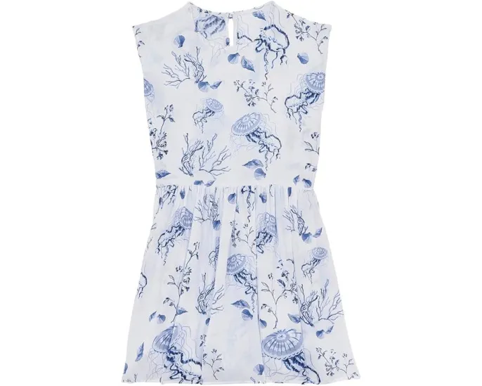 Детское платье Vilebrequin Dress Medusa & Shells с запахом и А-силуэтом