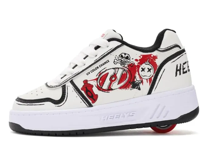 Кроссовки Heelys Kama-CC с UV-реактивным верхом и колесами
