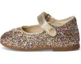 Балетки Naturino для девочек с блестками и ремешком на липучке