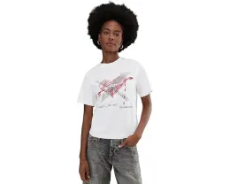 Футболка AllSaints Heartache Lisa с принтом из органического хлопка